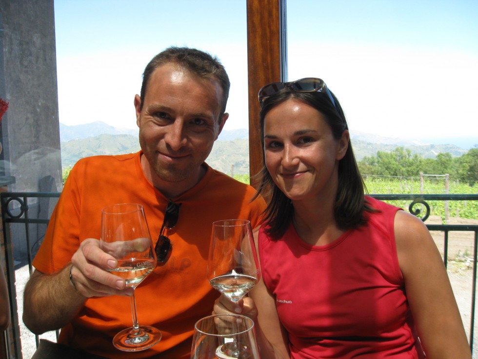 Dégustation de vin, Etna - Sicile