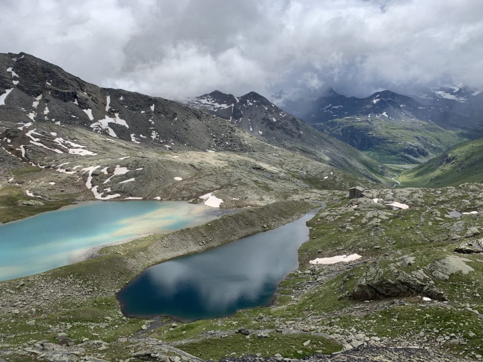 Lac, refuge du Carro, Haute-Maurienne, Alpes, France
