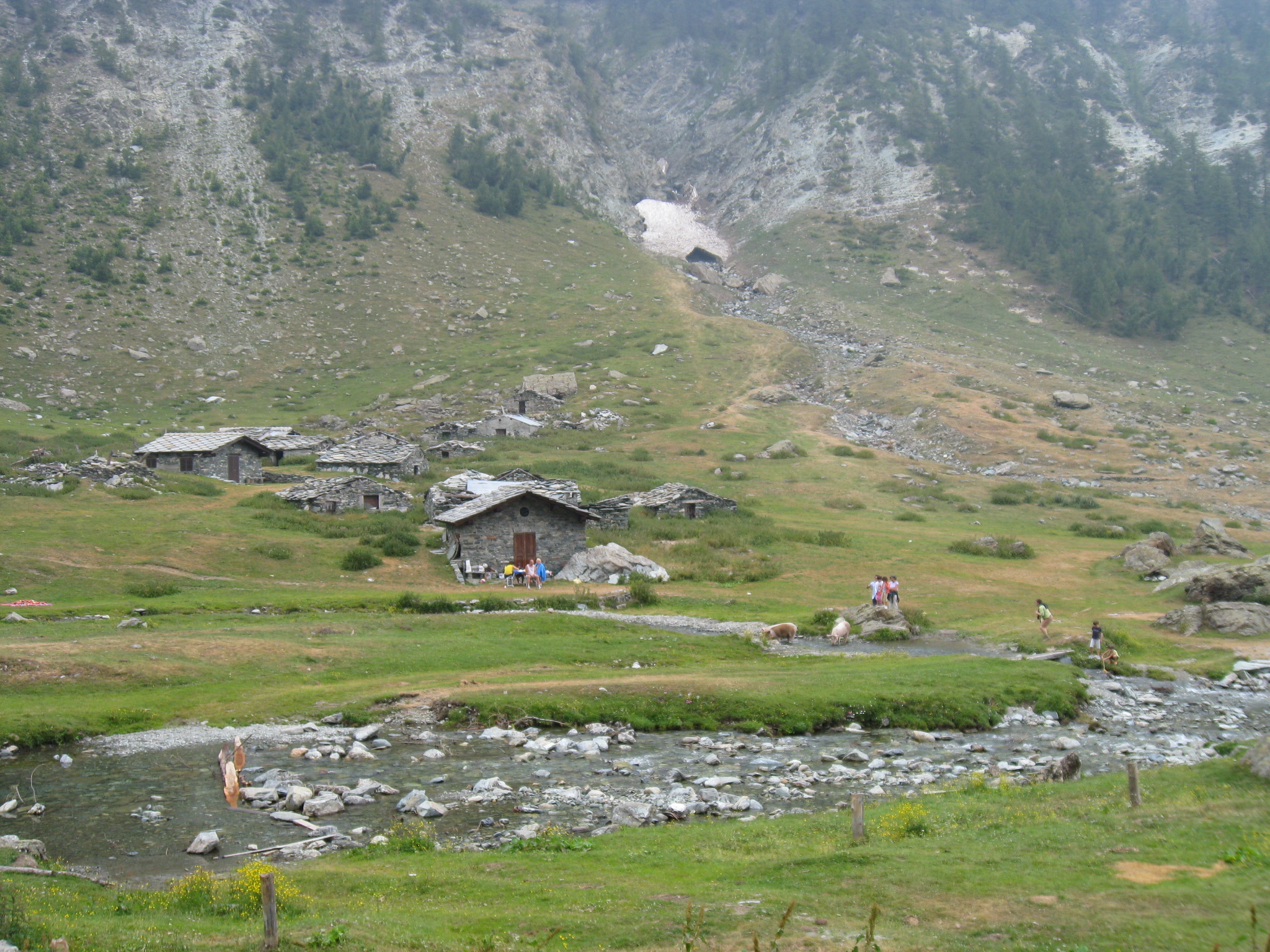 De l’Echalp au refuge Barbara Lowrie