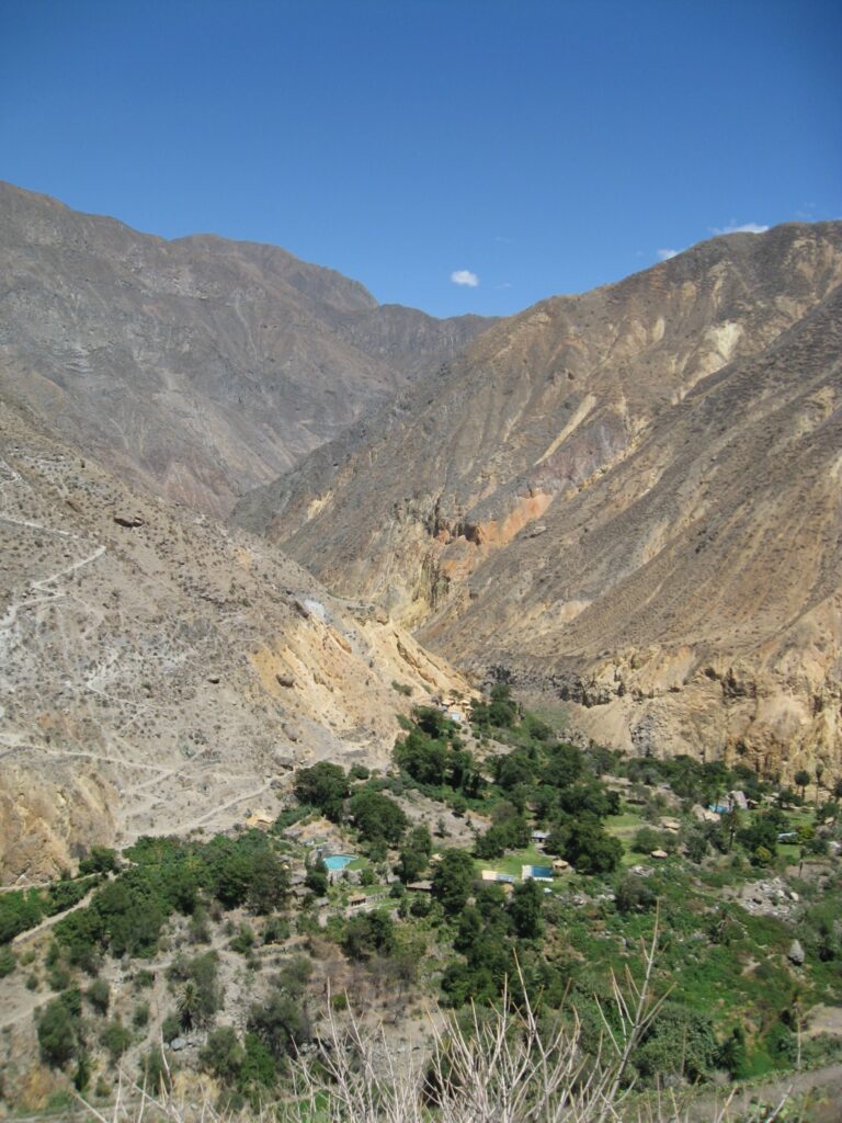 Oasis de Sangalle dans le Canyon del Colca