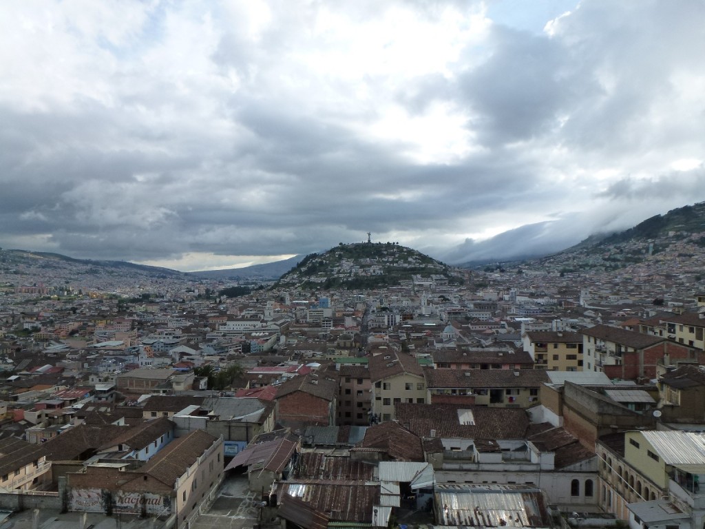 Quito - Vue depuis la basilique del Voto