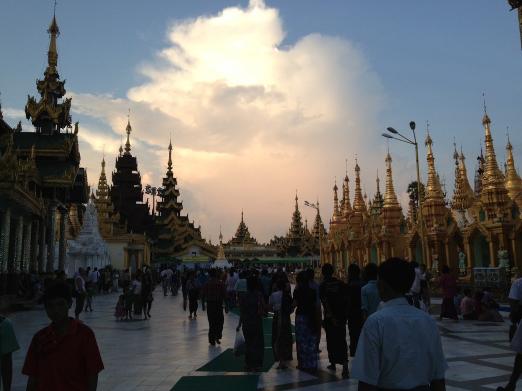 Paya Shwedagon à Yangon