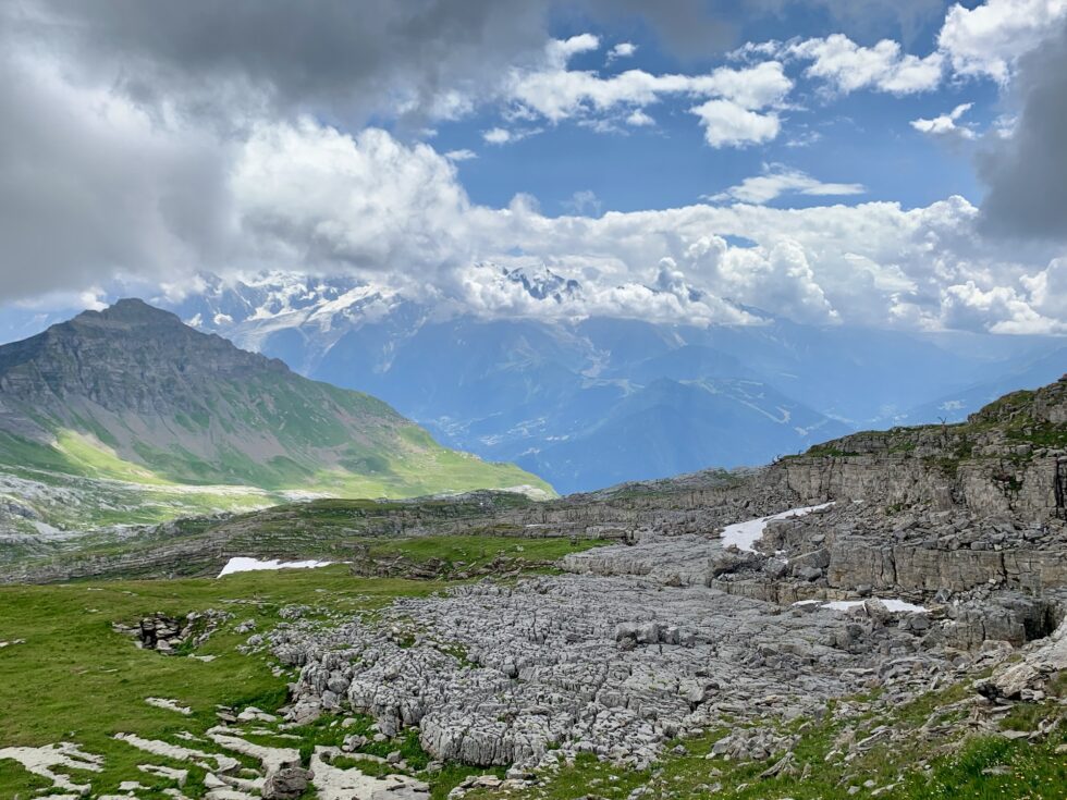 Lapiaz, Forts de Platé, Fiz, Alpes, France