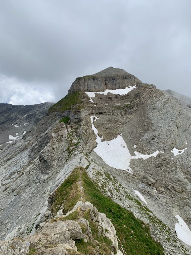 Crête de Tré l'Epaule, forts de Platé, Fiz, Alpes, France