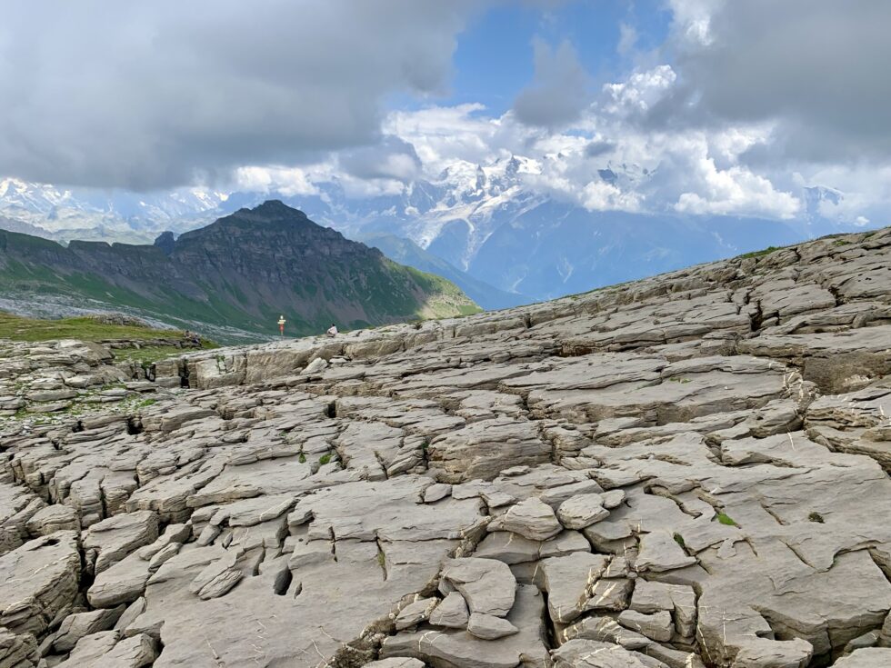 Lapiaz, Forts de Platé, Fiz, Alpes, France