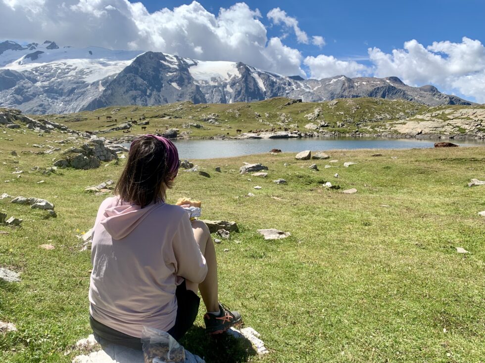 Lac Noir, La Meije, Plateau d'Emparis, Oisans, Les Alpes, France