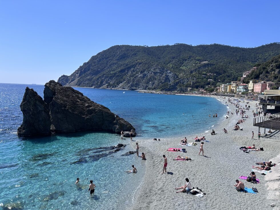 Plage, Monterosso, Cinque Terre, Italie
