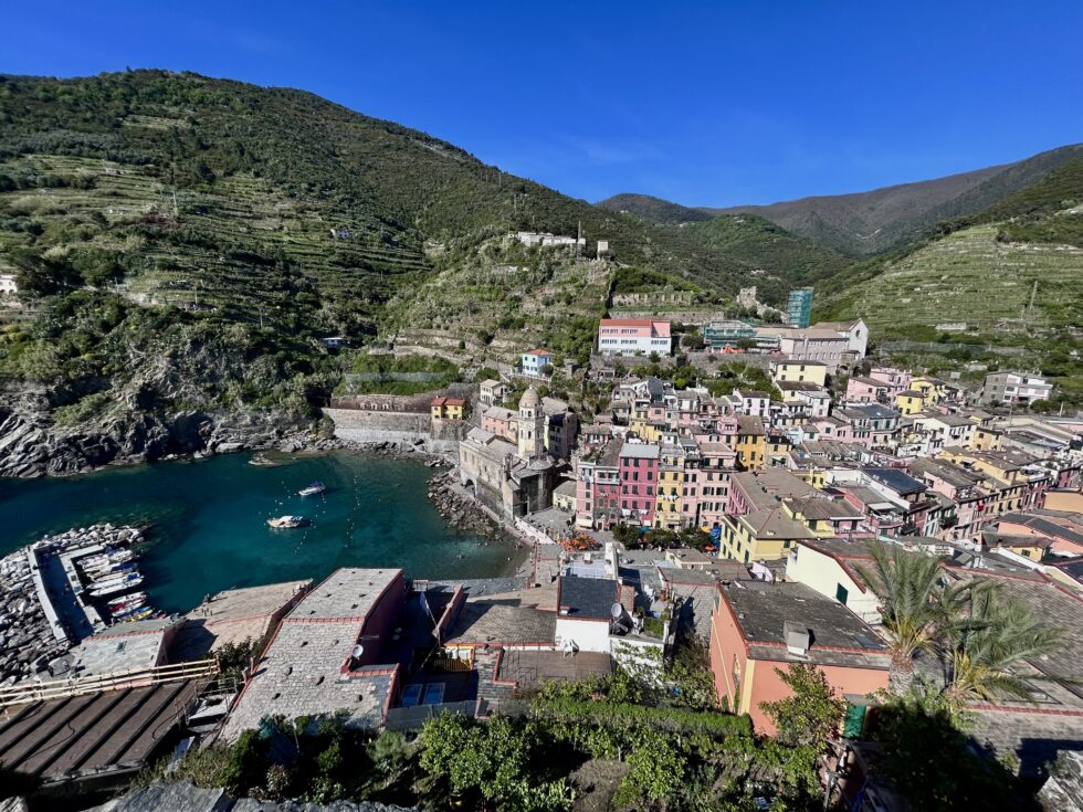 Vernazza, château, Cinque Terre, Italie