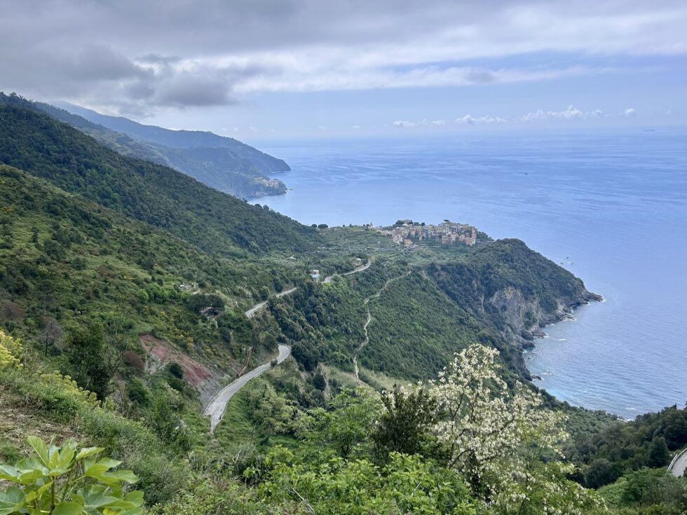 Vue sur Vernazza depuis San Bernardino