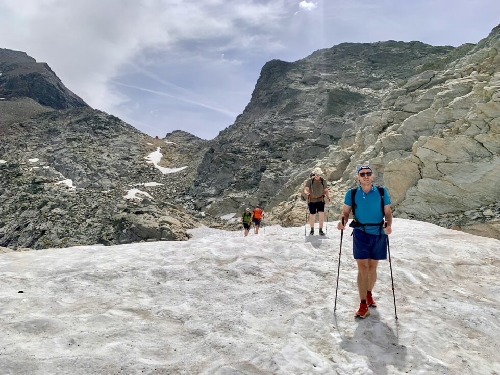 Névé dans la descente du col d'Ambin - Dents d'Ambin