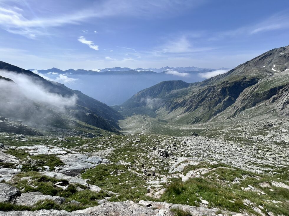 En montant au col d'Ambin - Dents d'Ambin
